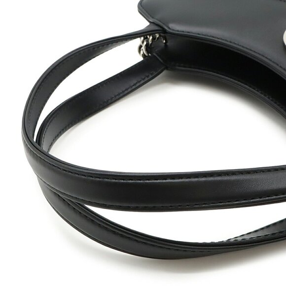 GUCCI Black Leather Shoulder Bag - Picture 5 of 10